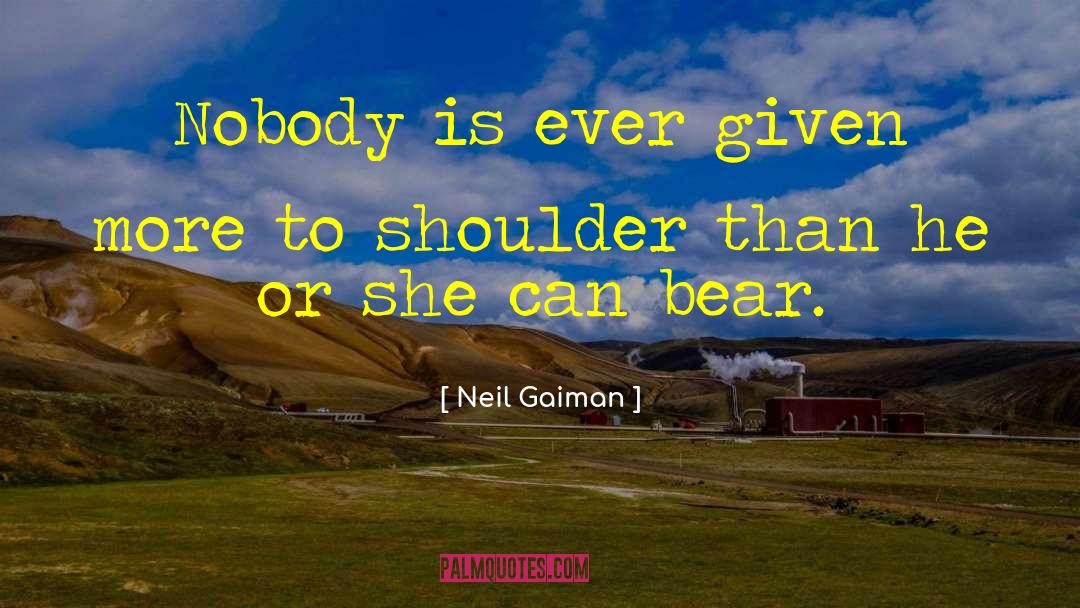 Bear Fruits quotes by Neil Gaiman