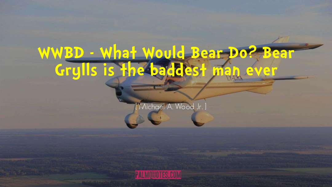 Bear Grylls Best quotes by Michael A. Wood Jr.