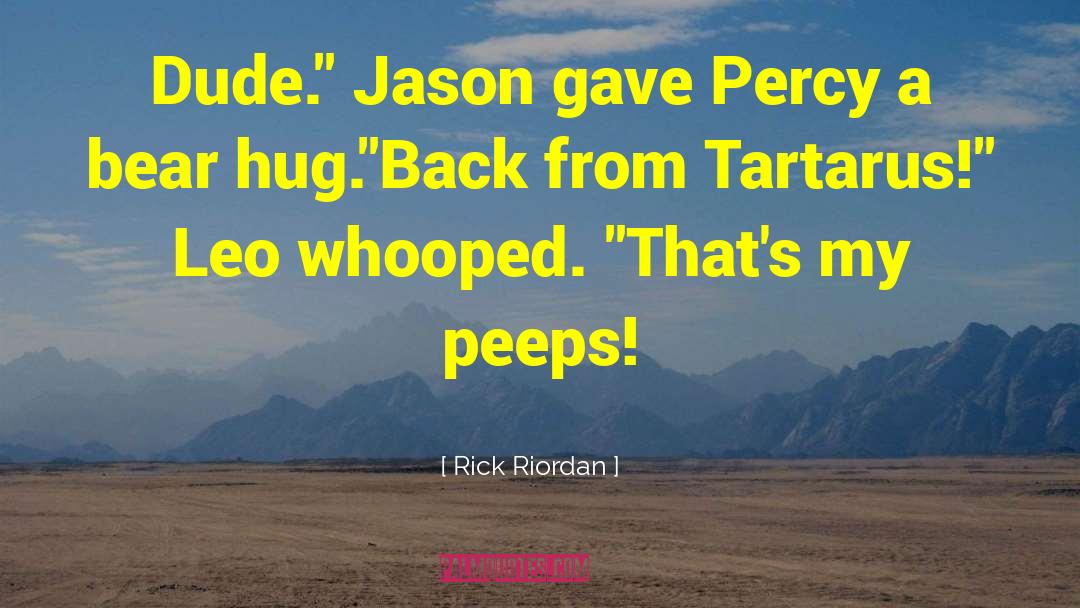 Bear Hug quotes by Rick Riordan