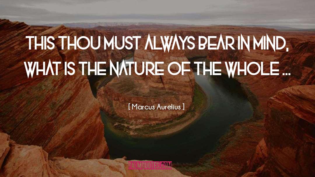 Bear In Mind quotes by Marcus Aurelius