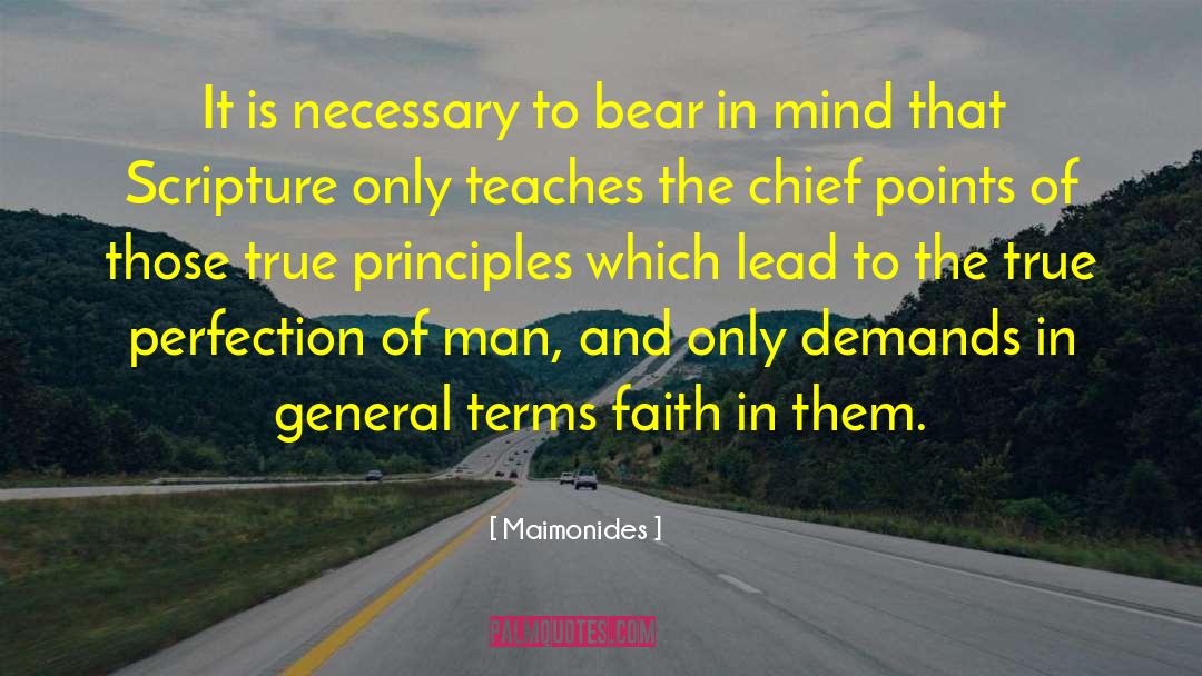 Bear In Mind quotes by Maimonides