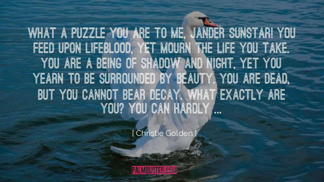 Bear It quotes by Christie Golden