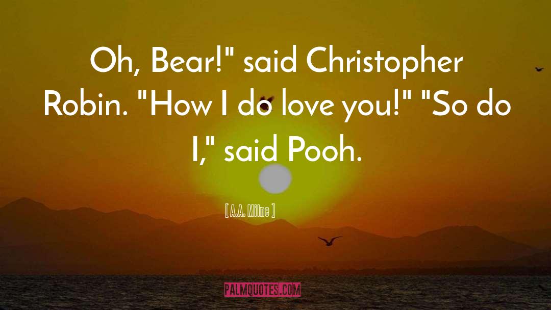 Bear quotes by A.A. Milne