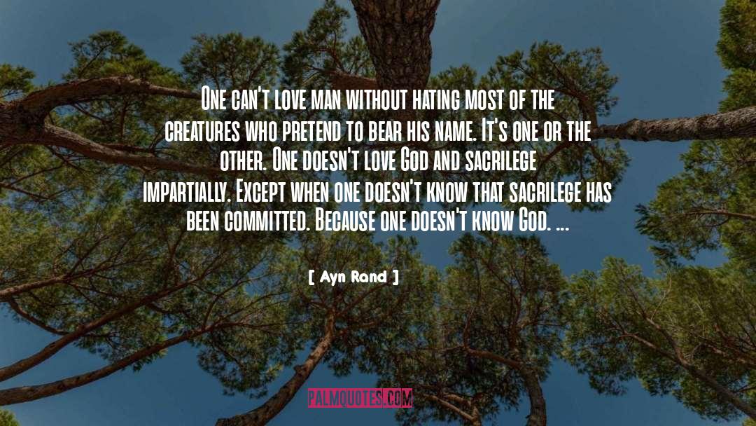 Bear quotes by Ayn Rand