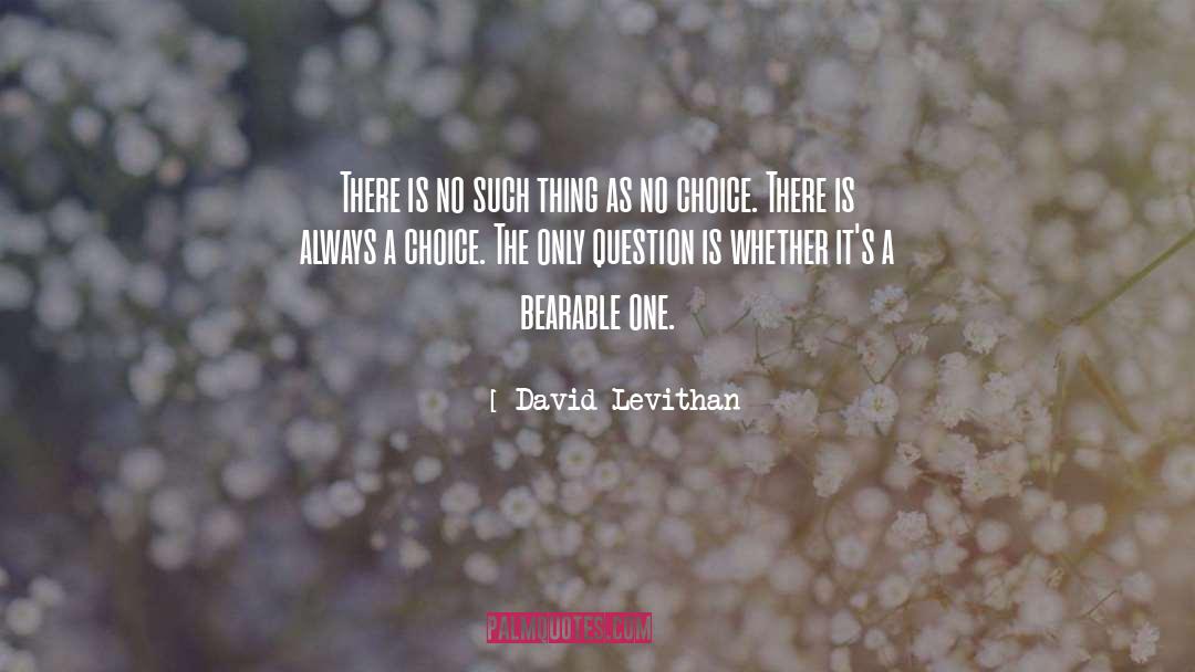 Bearable quotes by David Levithan