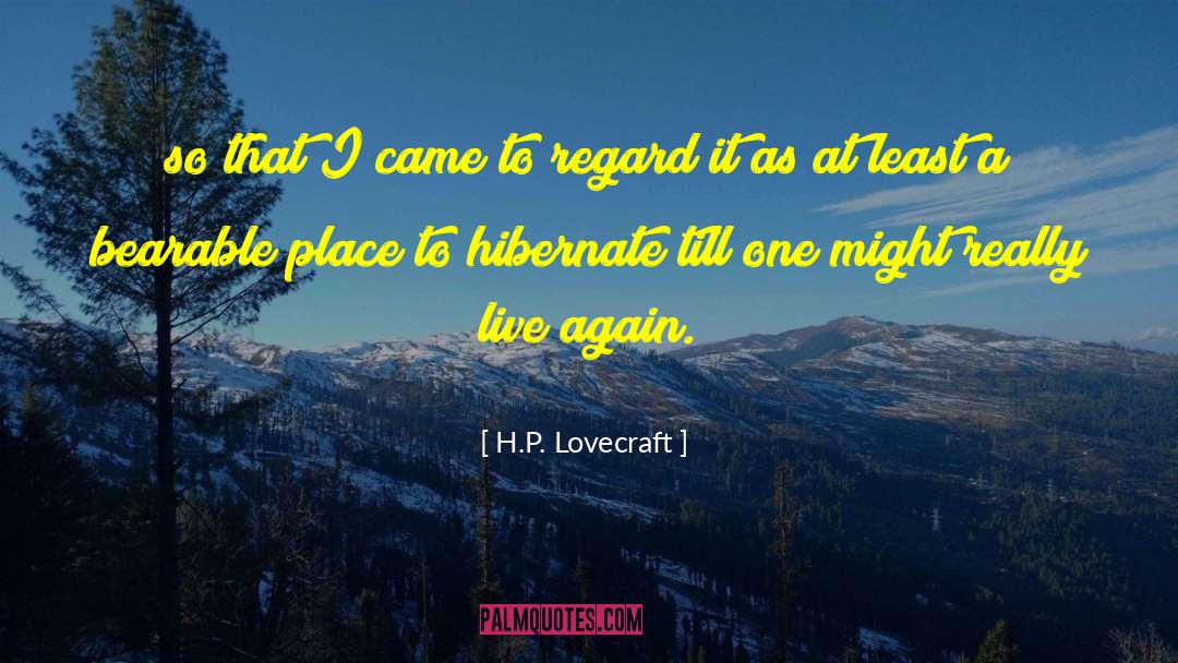 Bearable quotes by H.P. Lovecraft