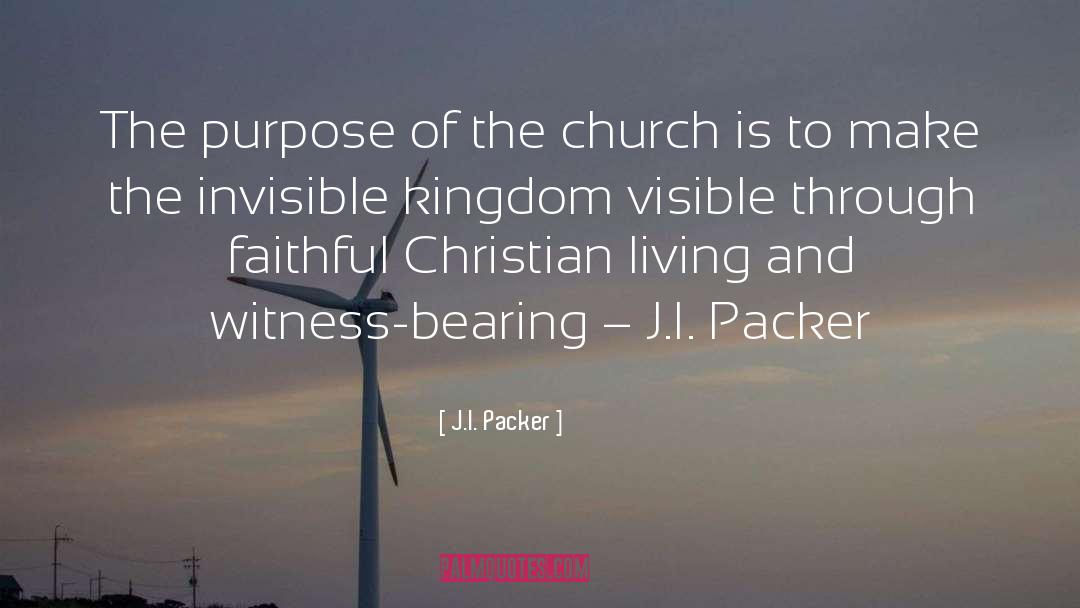 Bearing quotes by J.I. Packer