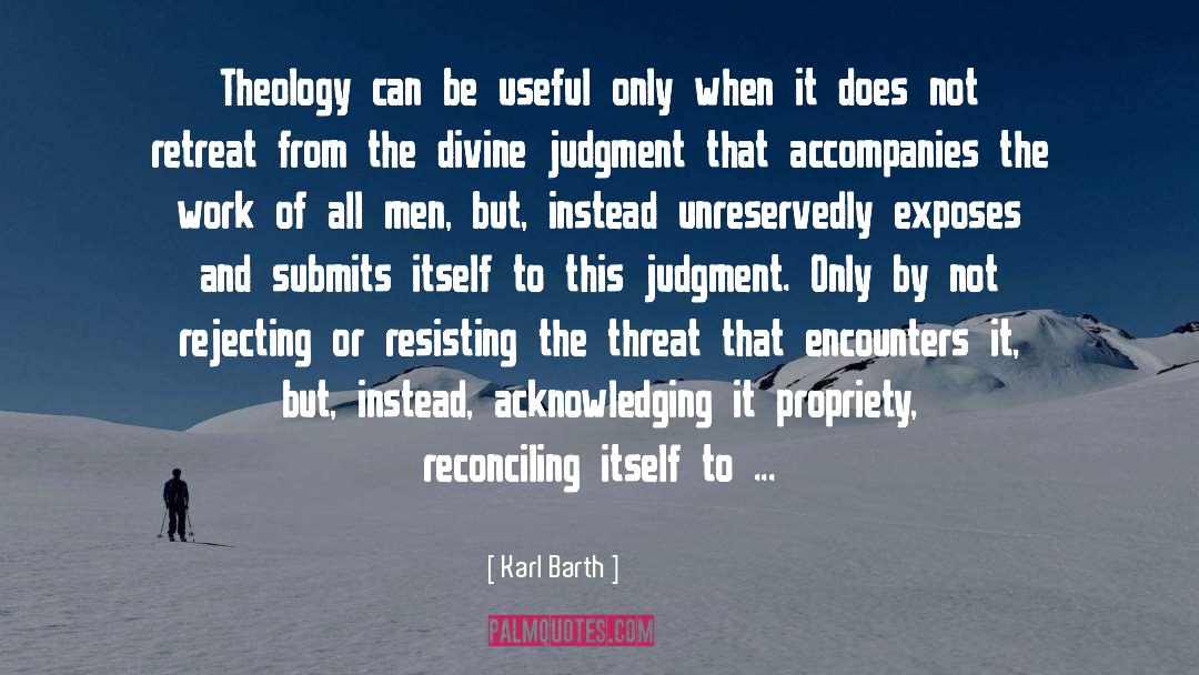 Bearing quotes by Karl Barth