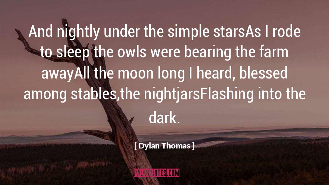Bearing quotes by Dylan Thomas