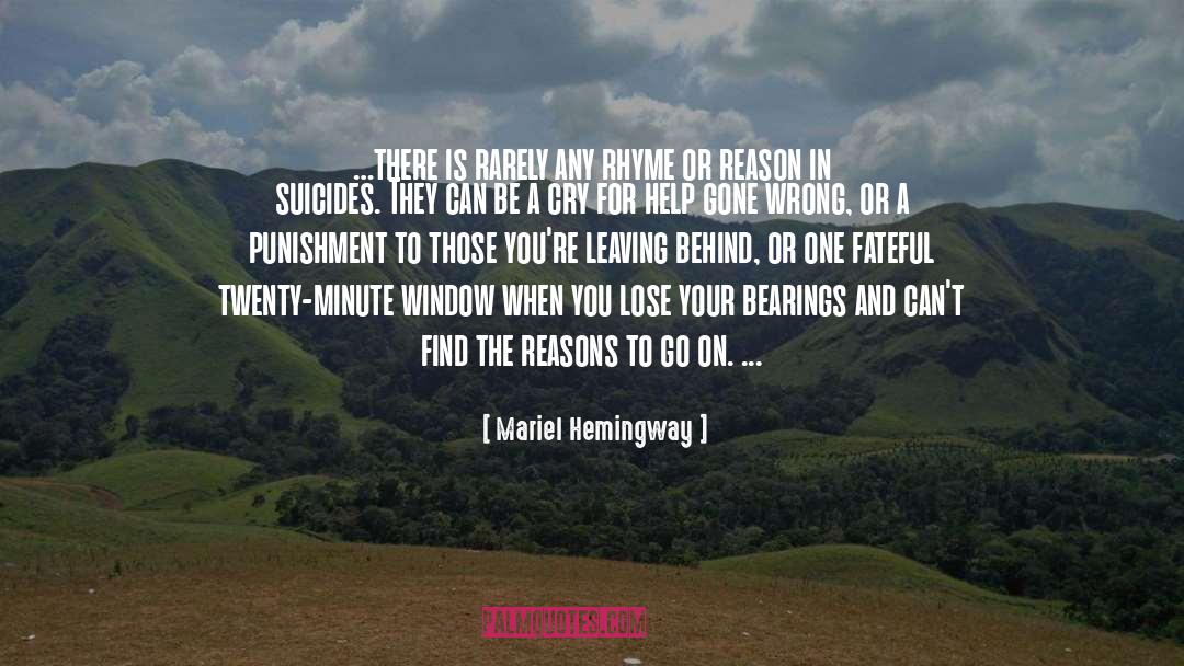 Bearings quotes by Mariel Hemingway