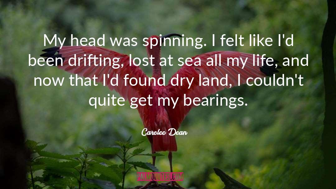 Bearings quotes by Carolee Dean