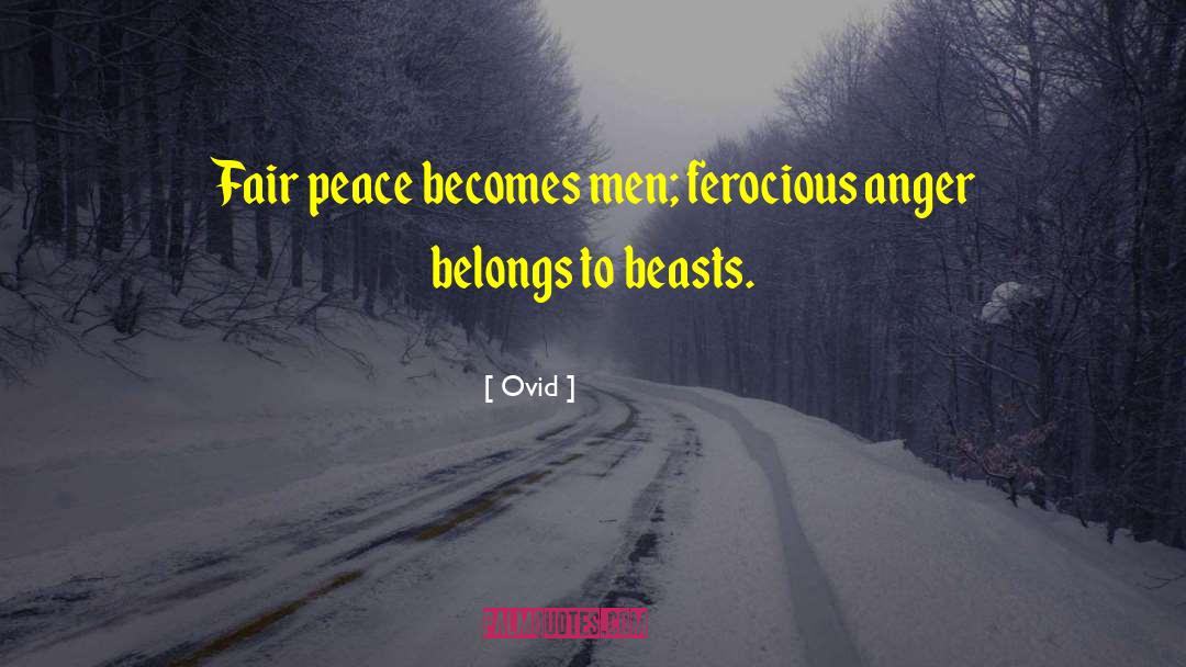 Beasts quotes by Ovid