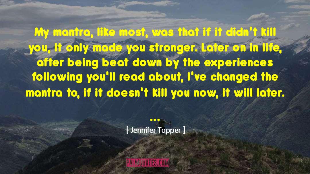 Beat Down quotes by Jennifer Topper