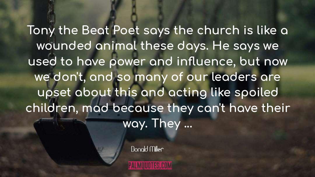 Beat Poet quotes by Donald Miller