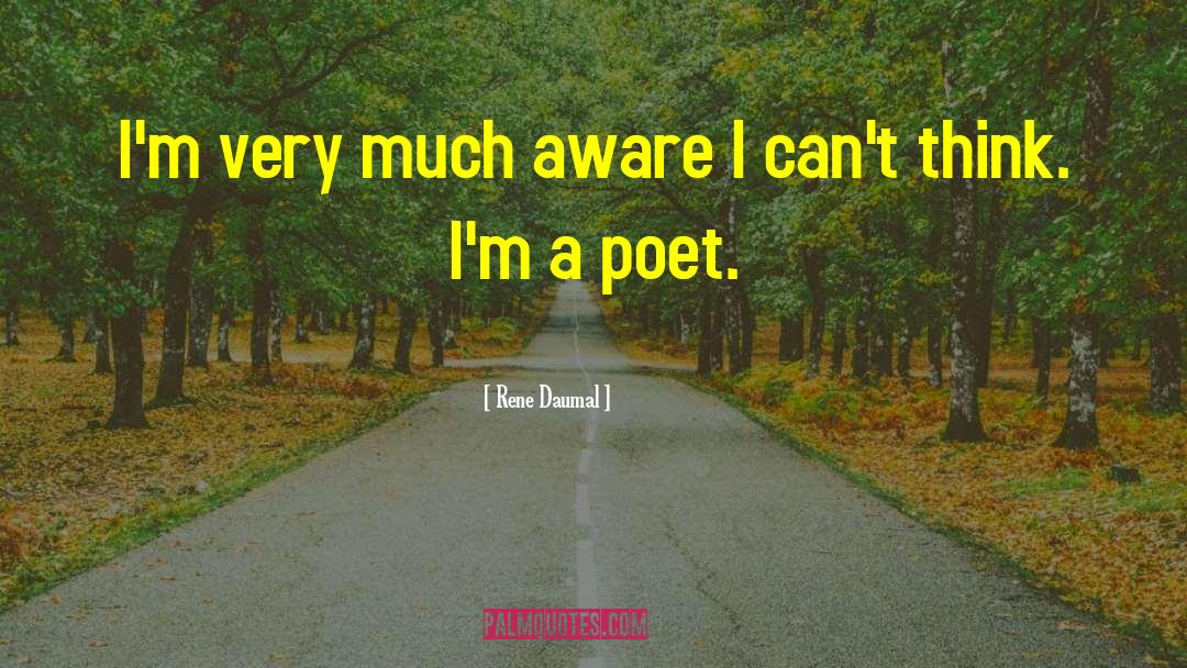Beat Poet quotes by Rene Daumal