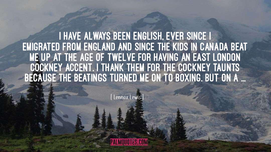 Beat quotes by Lennox Lewis