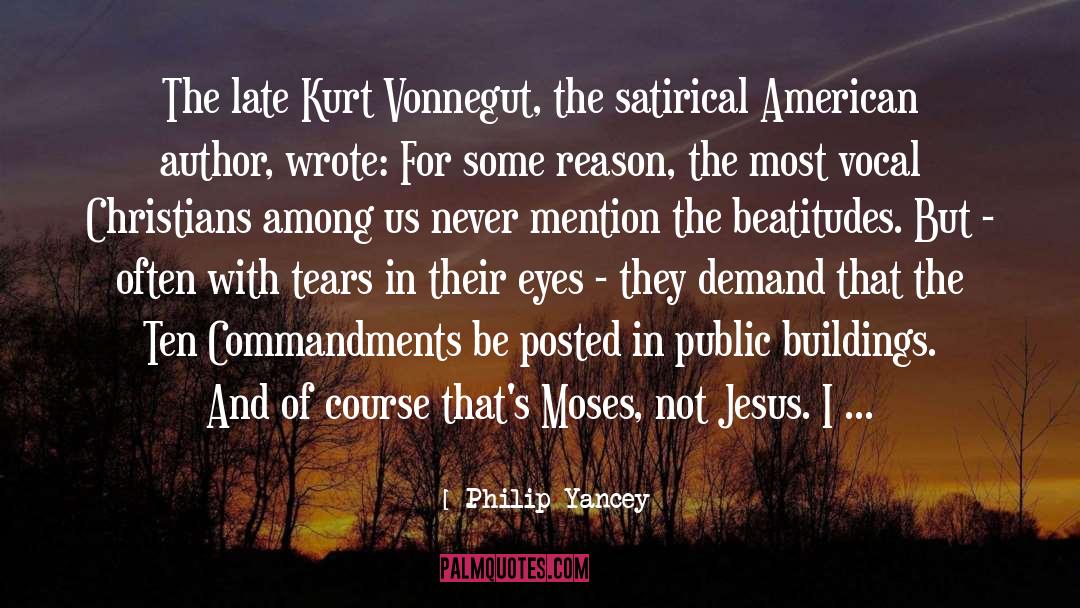 Beatitudes quotes by Philip Yancey