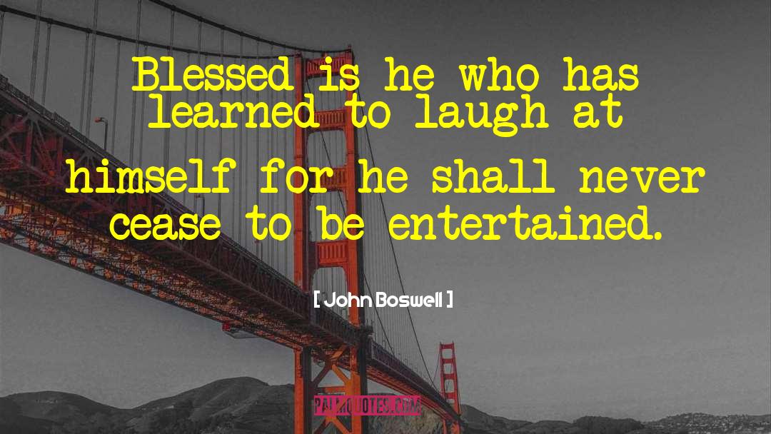 Beatitudes quotes by John Boswell