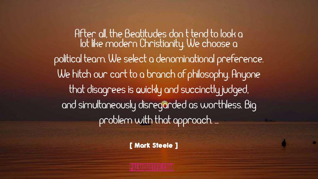 Beatitudes quotes by Mark Steele