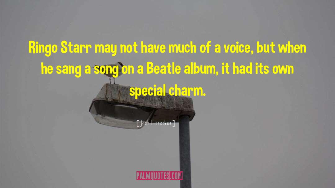 Beatle quotes by Jon Landau