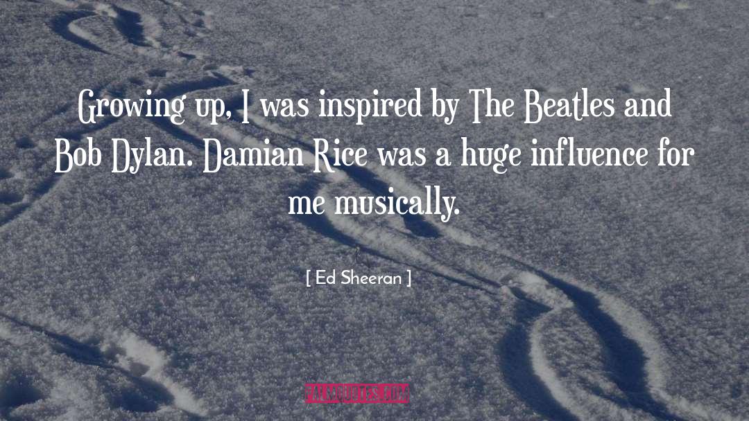 Beatles quotes by Ed Sheeran