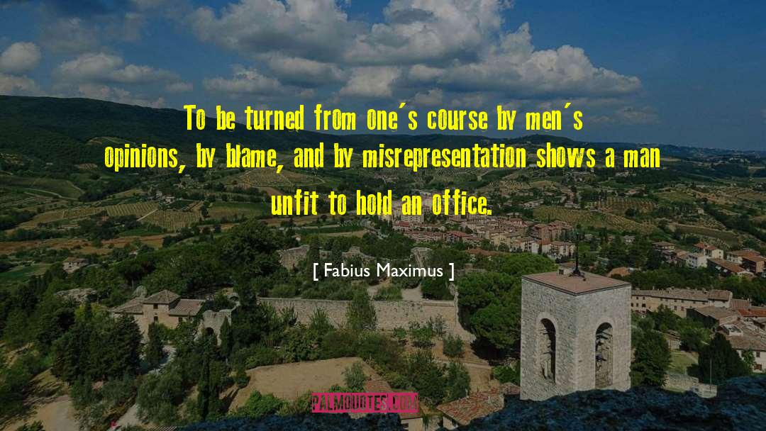 Beauchard Fabius quotes by Fabius Maximus