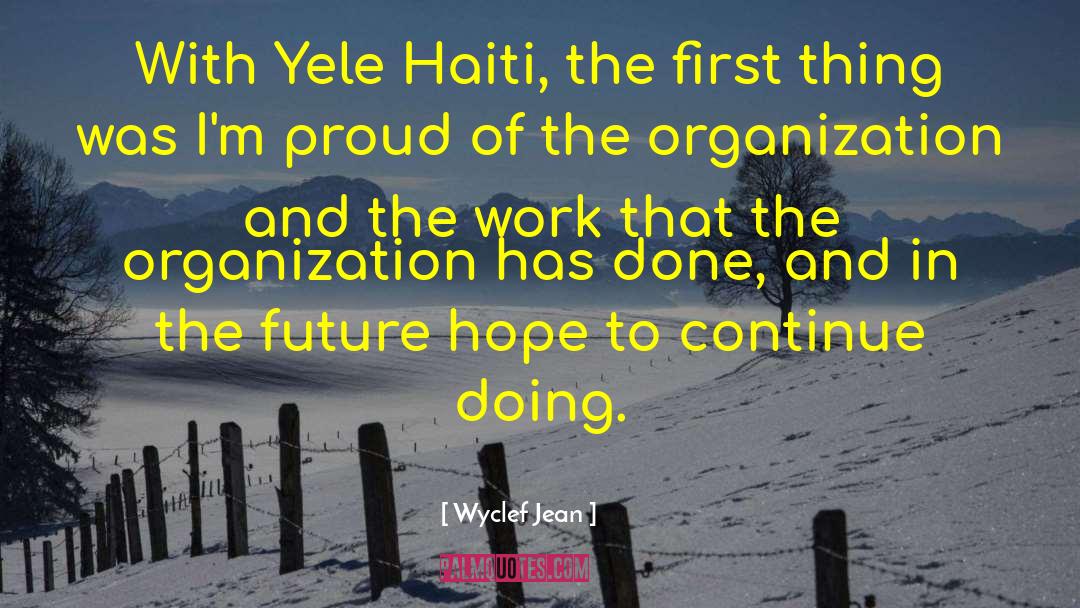 Beaudouin Haiti quotes by Wyclef Jean