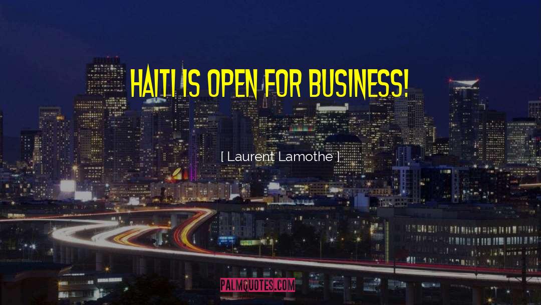 Beaudouin Haiti quotes by Laurent Lamothe