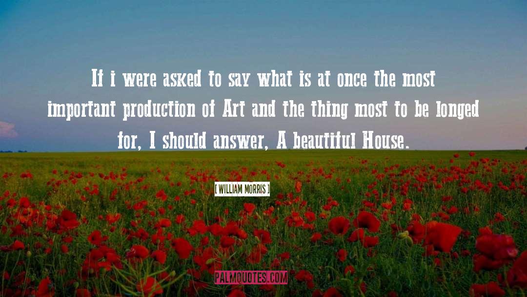 Beautiful Art quotes by William Morris