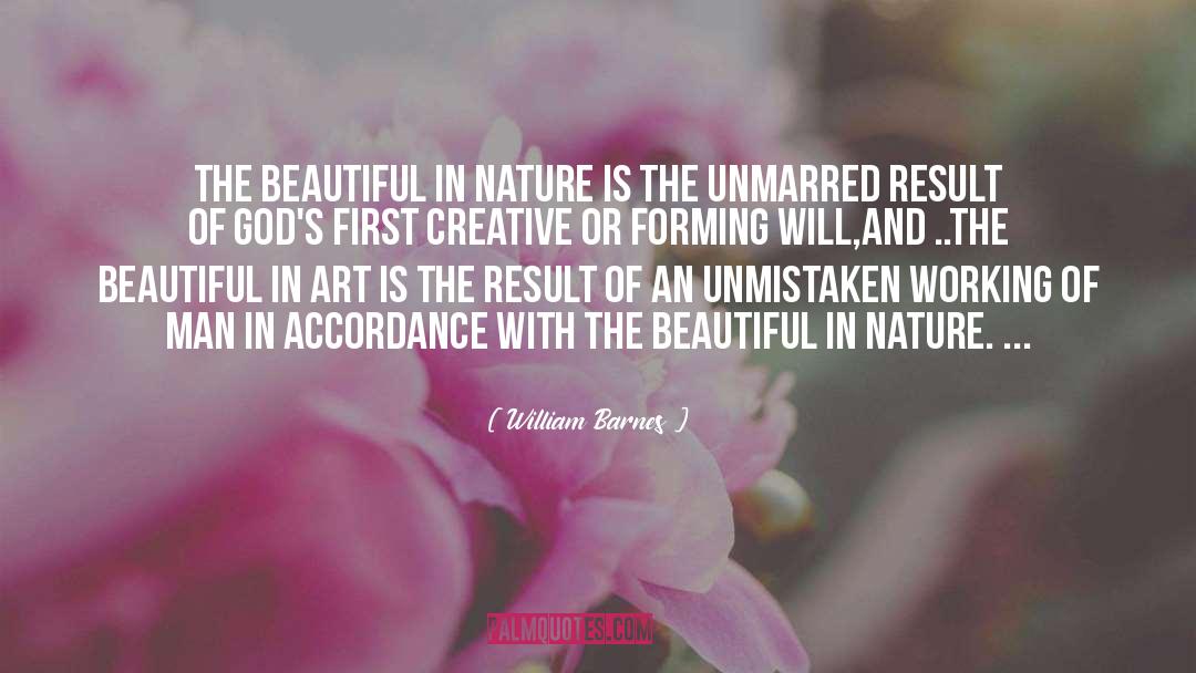 Beautiful Art quotes by William Barnes