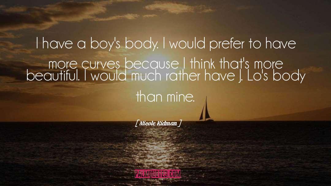 Beautiful Body quotes by Nicole Kidman