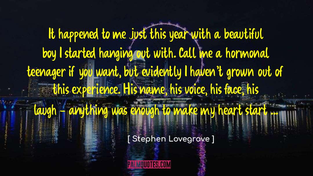 Beautiful Boy quotes by Stephen Lovegrove