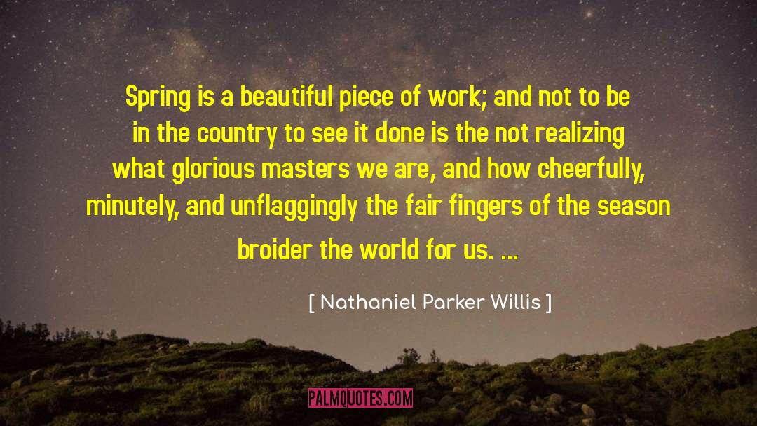 Beautiful Country quotes by Nathaniel Parker Willis