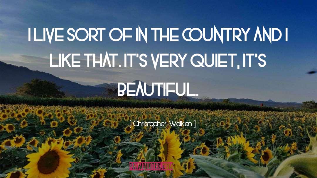 Beautiful Country quotes by Christopher Walken