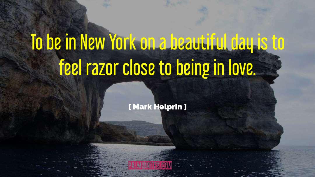 Beautiful Day quotes by Mark Helprin