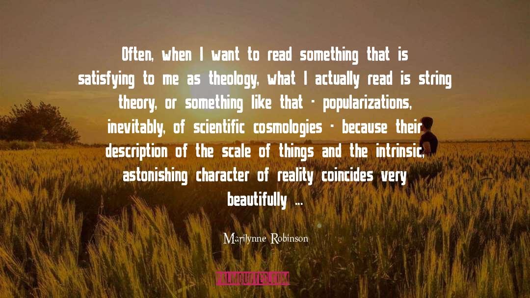 Beautiful Description quotes by Marilynne Robinson
