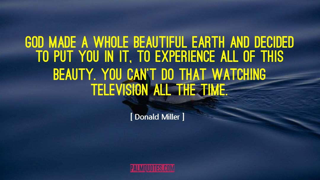 Beautiful Earth quotes by Donald Miller