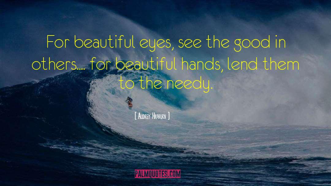 Beautiful Eyes quotes by Audrey Hapburn