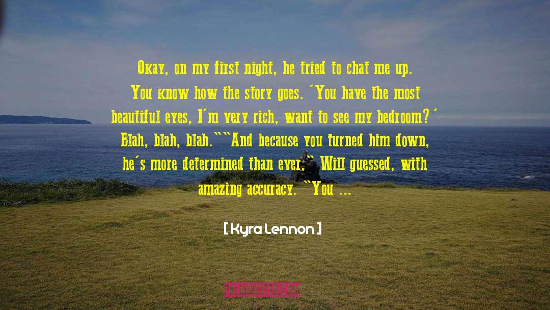 Beautiful Eyes quotes by Kyra Lennon