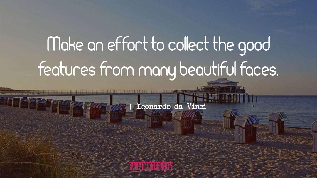 Beautiful Face quotes by Leonardo Da Vinci
