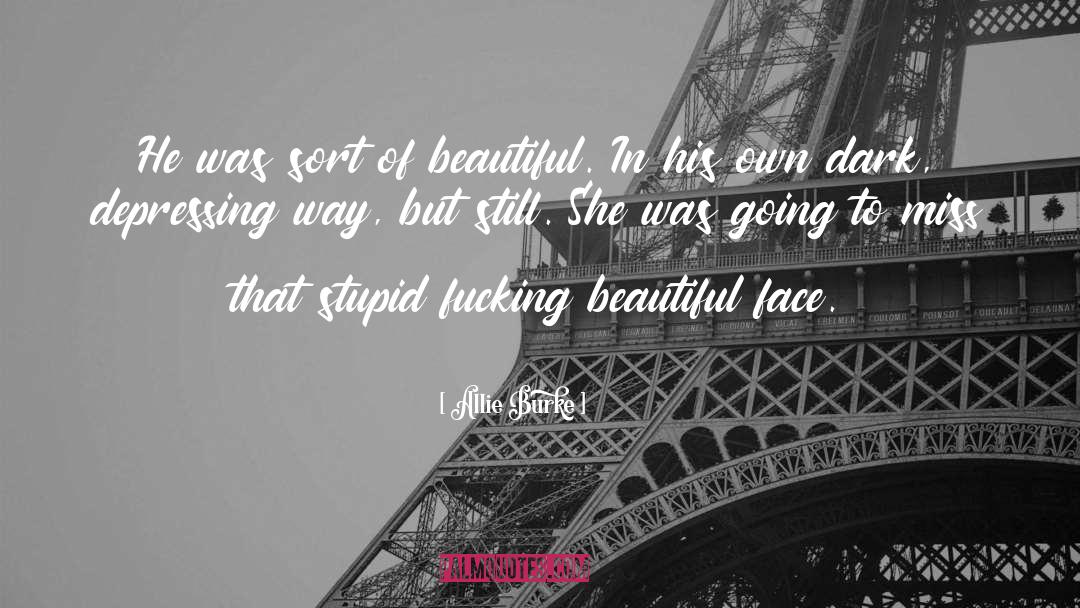 Beautiful Face quotes by Allie Burke