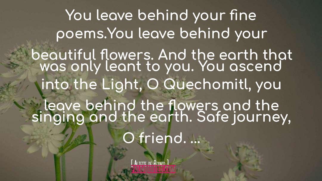 Beautiful Flowers quotes by Aliette De Bodard