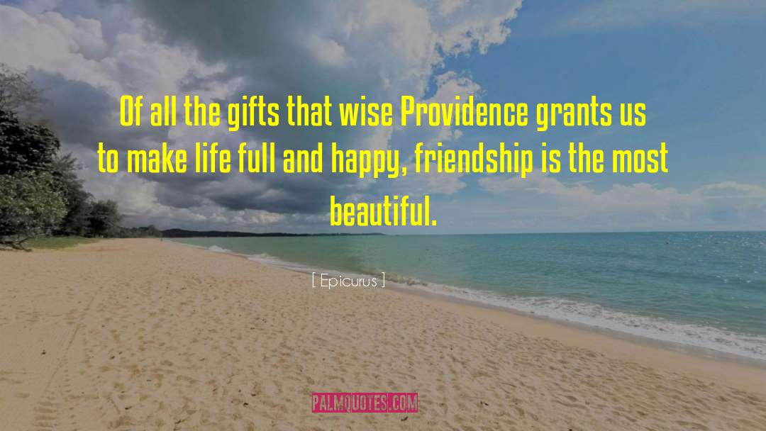 Beautiful Friendship quotes by Epicurus