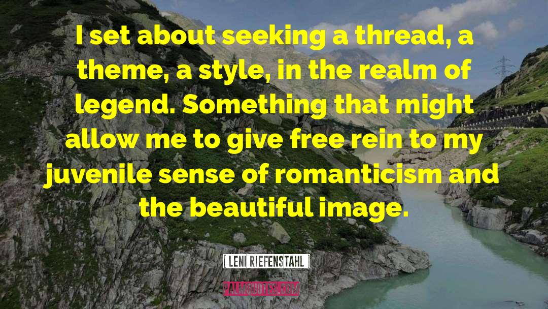 Beautiful Image quotes by Leni Riefenstahl
