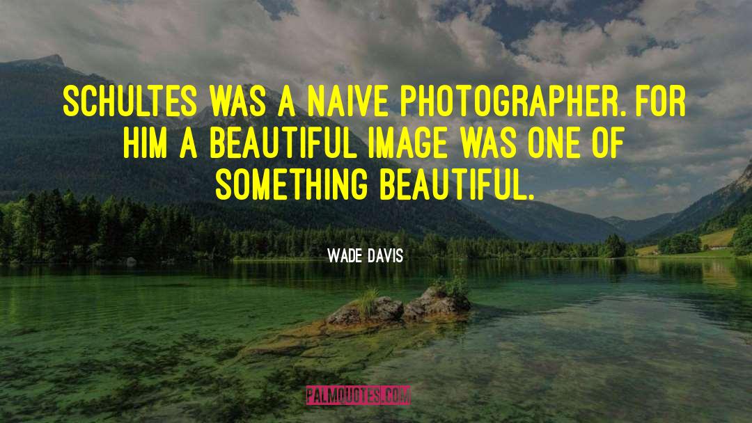 Beautiful Image quotes by Wade Davis