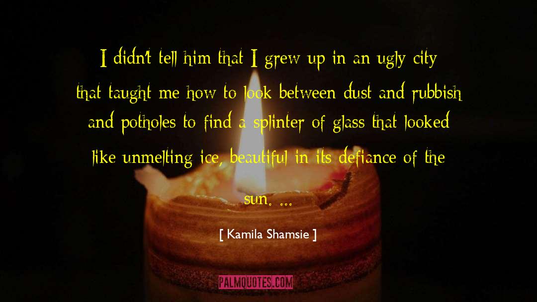 Beautiful In quotes by Kamila Shamsie