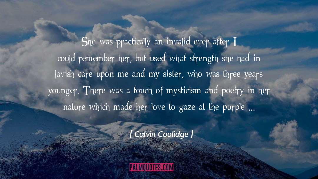 Beautiful In quotes by Calvin Coolidge