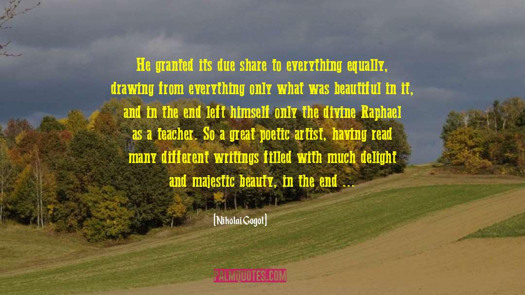 Beautiful In quotes by Nikolai Gogol