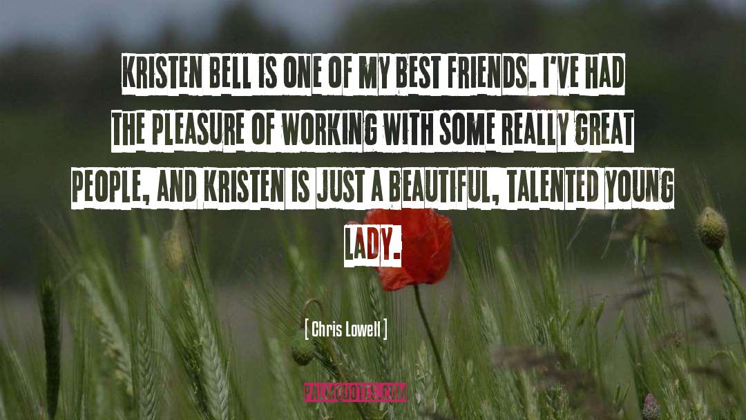 Beautiful Lady Birthday quotes by Chris Lowell