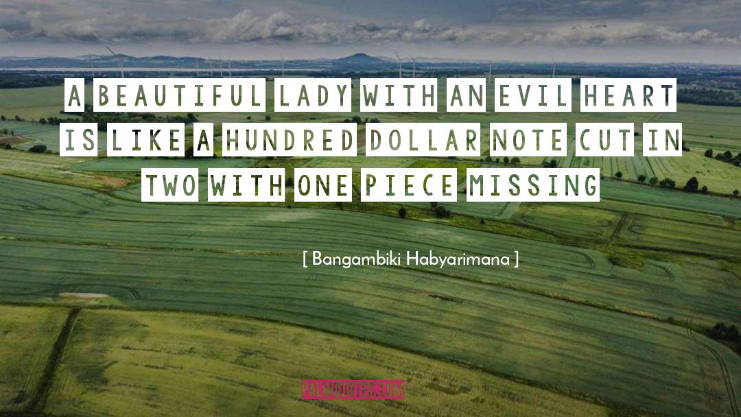 Beautiful Lady quotes by Bangambiki Habyarimana